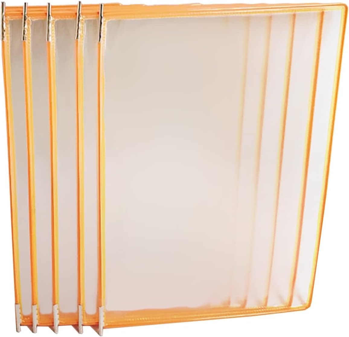 Genérico Expositor de Pared, Sistema de Soporte para Listas de Precios A4, Organizador de Referencia de 10 Paneles, Expositor de Pared de Mesa, Tiendas y oficinas.