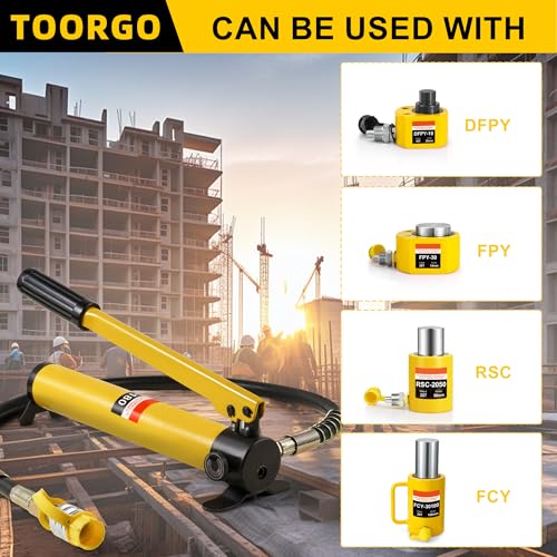 Image of CP-180 Hydraulic Hand Pump,Hand Operated Pump Manual Pump Hydraulic Pump for Lifting Cylinders