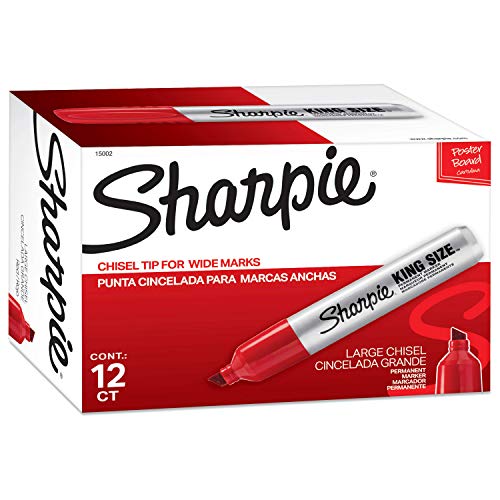 Sharpie Chisel Tip Permanent Marker (15002) 12 count