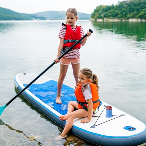 QWORK® 2 Stück Getränkehalter für Kajaks, Universeller Getränkehalter für Paddleboards, Zubehör für Paddleboards, für Meisten Bechergrößen