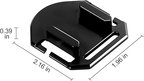 Miniatura 3 de MOLLE - Kit de casco de montaje de conexión con base de chaleco táctico Molle con tornillo giratorio de 360 grados para GoPro Hero 11 10