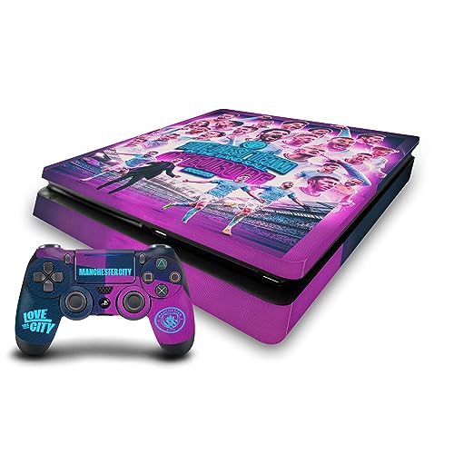 Vinyle Manchester City PS4 Slim pour salon et espace gaming gamer