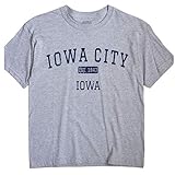 Iowa City Iowa T-Shirt EST 2X Grey
