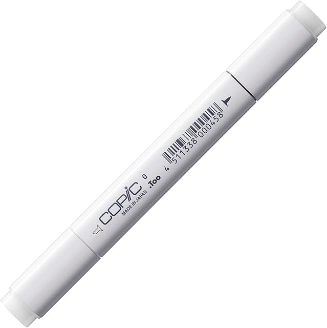 Copic Marker with Replaceable Nib, 0-Copic, Colorless Blender (CMO-0C)