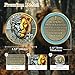 Crown of Thorns Jesus Challenge Coin - Lion of Judah Joshua 1:9 Religious Coins - Inspirational Cross God Pocket Bible Verses Chip Token for Study - Good Luck Commemorative Gifts for Men Women