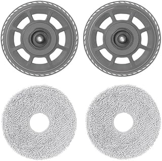 Filter Dust Bag Spare for M*OVA V50 Ultra Complete Robot Vacuum Cleaner Replacement Accessories Main Side Brush Mop Cloth(WHITE)