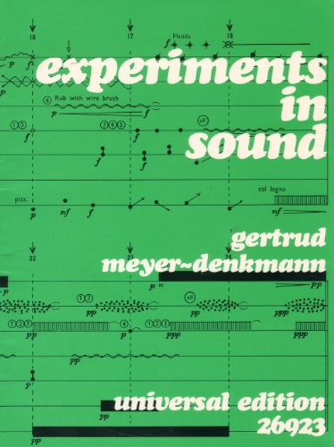 Experiments in Sound: New Directions in Musical Education for Young Children
