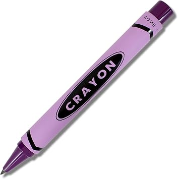 ACME Studios Crayon - Purple Retractable Roller Ball Pen by Adrian Olabuenaga PACME3PURR