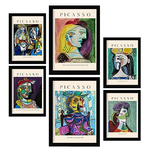 Tableaux décoratifs pour votre salon ensemble de 6 affiches Picasso art mural A4 A3