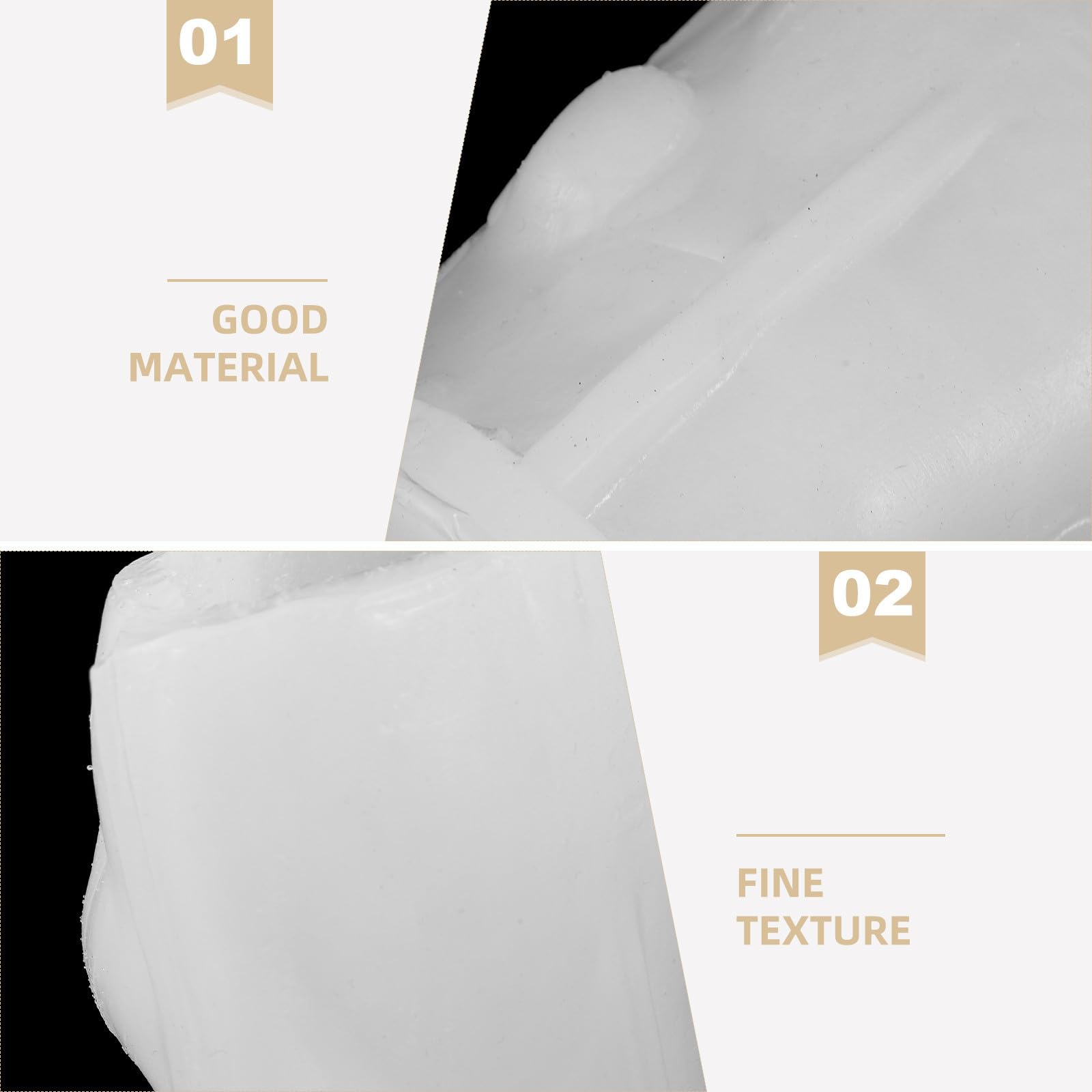 10 Pièces Moule à Bonhomme de Neige de Noël en Silicone,