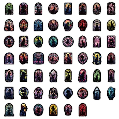 Pegatinas de para botellas de agua, pegatinas góticas