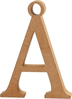 Letter, H: 8 cm, MDF, Ã…, 1pc
