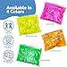 ArtCreativity Domino Game Set - Pack of 12 - Each Domino Set Includes 28 Pieces Per Neon Pink, Yellow, Green and Orange Bags - Great School, Carnival Prizes - Awesome Party Favor - Fun Game for Kids