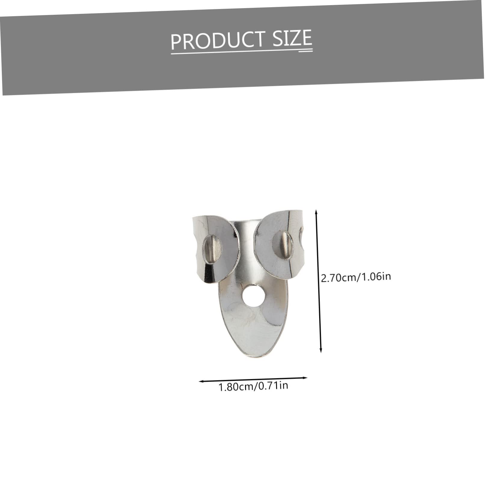 BESTonZON 5sets Per Metallo Per Chitarra Plettri Regolabili Per Pratica Musicale Adatti Per Chitarre Elettriche Acustiche e Classiche Comfort e Sicurezza Per Musicisti