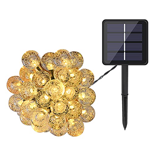 yeacher Globo Solar String Lights 20 LED 16.4Ft 8 Modos de Iluminação IP65 Resistente à Água Aliment