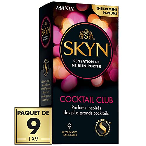 Préservatifs parfumés SKYN COCKTAIL CLUB - Paquet de 9