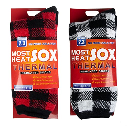 Thermal Socks For Men Thick Heated Socks Winter Cold Weather Warm Socks For Extreme Temperatures #TOP4