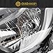 Dasbecan Halogen Headlight Compatible With Kia Soul 2014-2019 left driver side Headlight Assembly Chrome Housing Replaces# 92101-B2270 92101B2270 KI2502167