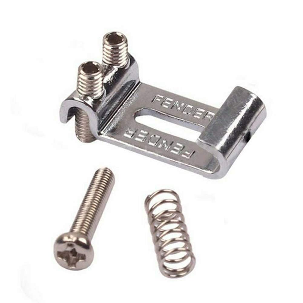 RuiJOTWAT 6 Pack Roller Tremolo Bridge Saddles for Strat Stratocaster and Tele Telecaster Electric Guitars, Nickel Silver - Image 3