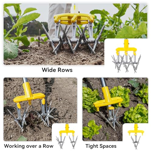 Cultivador de Jardín Manual BlumeTrec 74 pulg de Mango miniatura 6