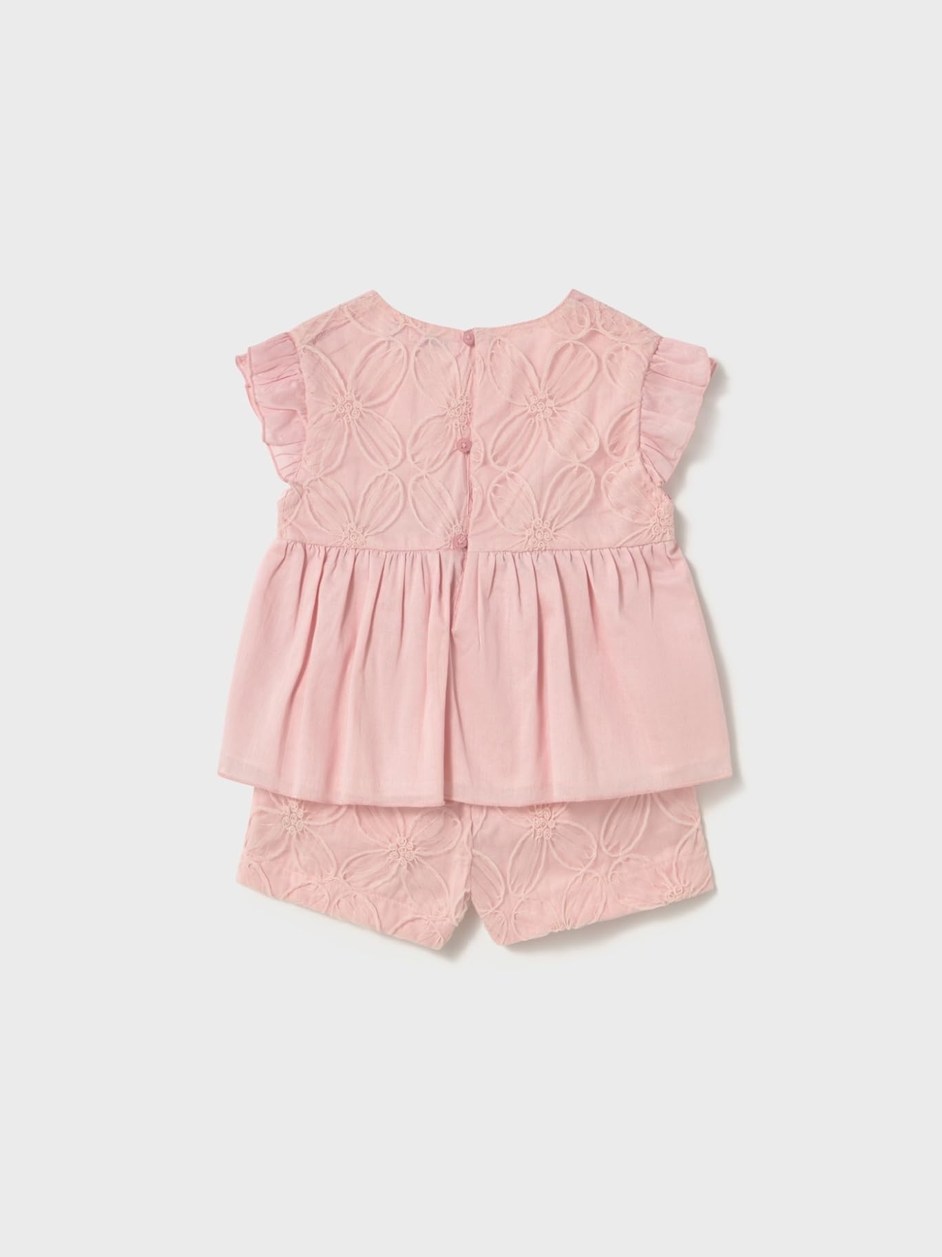 Mayoral Compl. Bermuda Tulle Ricamo per Bimba Rosa 24 Mesi (92cm)
