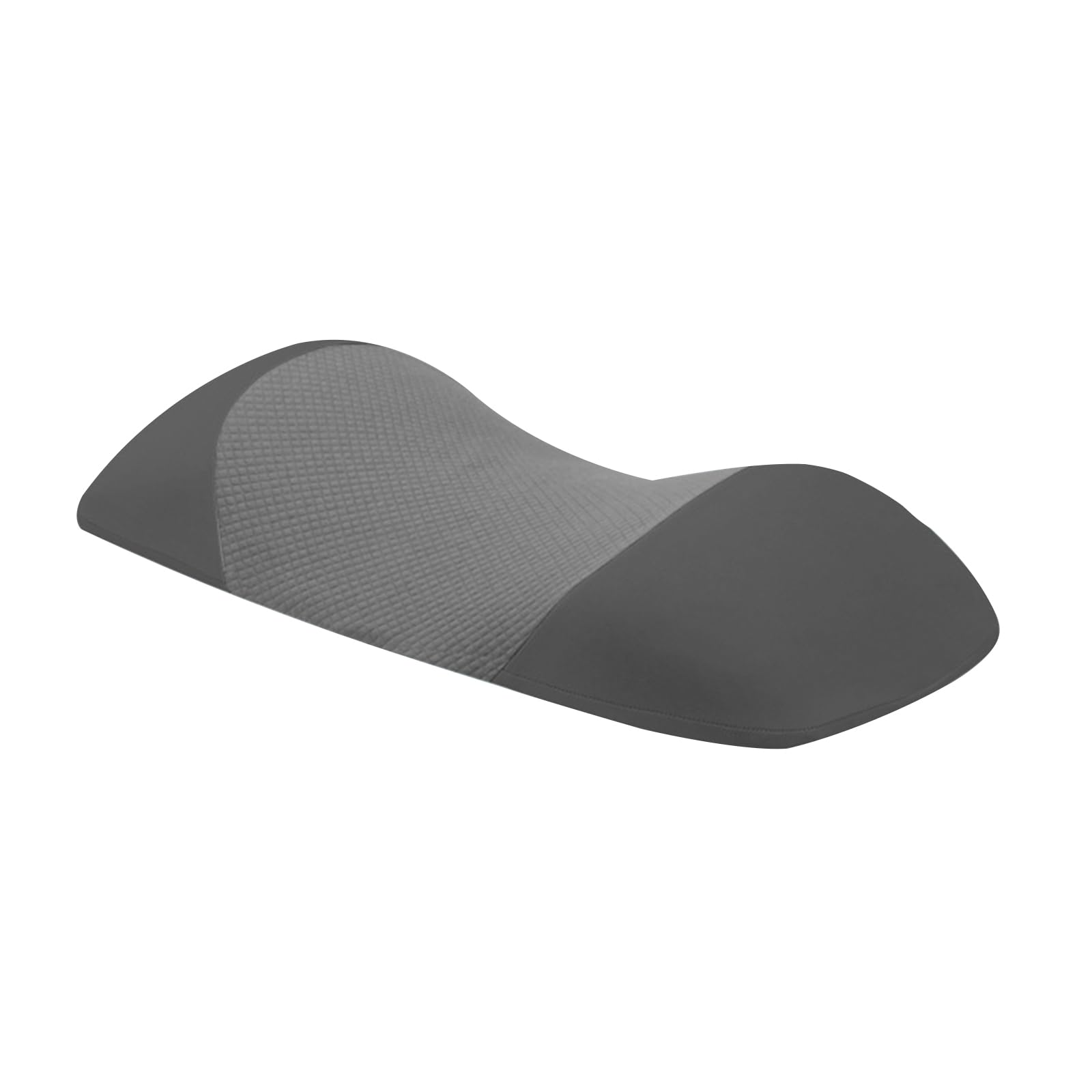 Balakaka Almohadas Lumbares Espuma Viscoelástica, Almohada de Apoyo Lumbar para Dormir, Cojin Lumbar para Aliviar el Dolor de Espalda Baja para Cama y Silla, Gris Negro