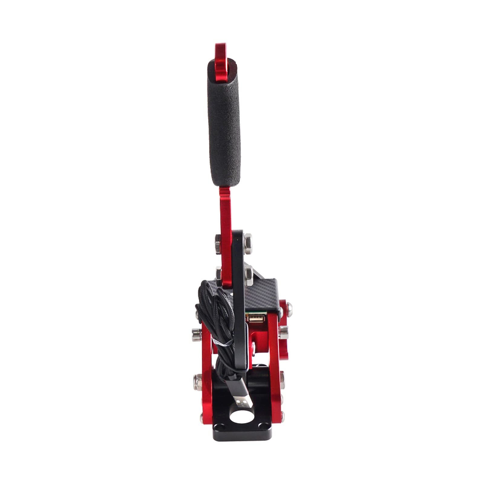 Areyourshop USB3.0 14Bit PS4/PS5 Handbrake for Racing Games Steering Wheel Stand G29 Red