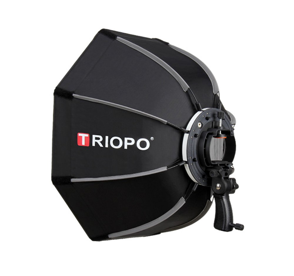 Triopo 90 cm/88,9 cm di profondità ottagonale ombrello Softbox Speedlite flash staffa per Canon Nikon
