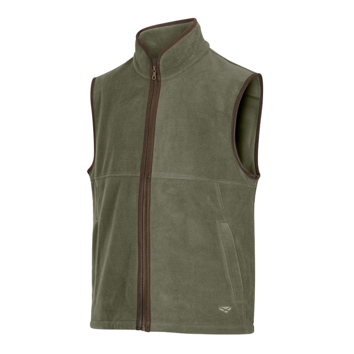 Hoggs Of Fife Stfg Stenton Technical Fleece Gilet Lovat Medium