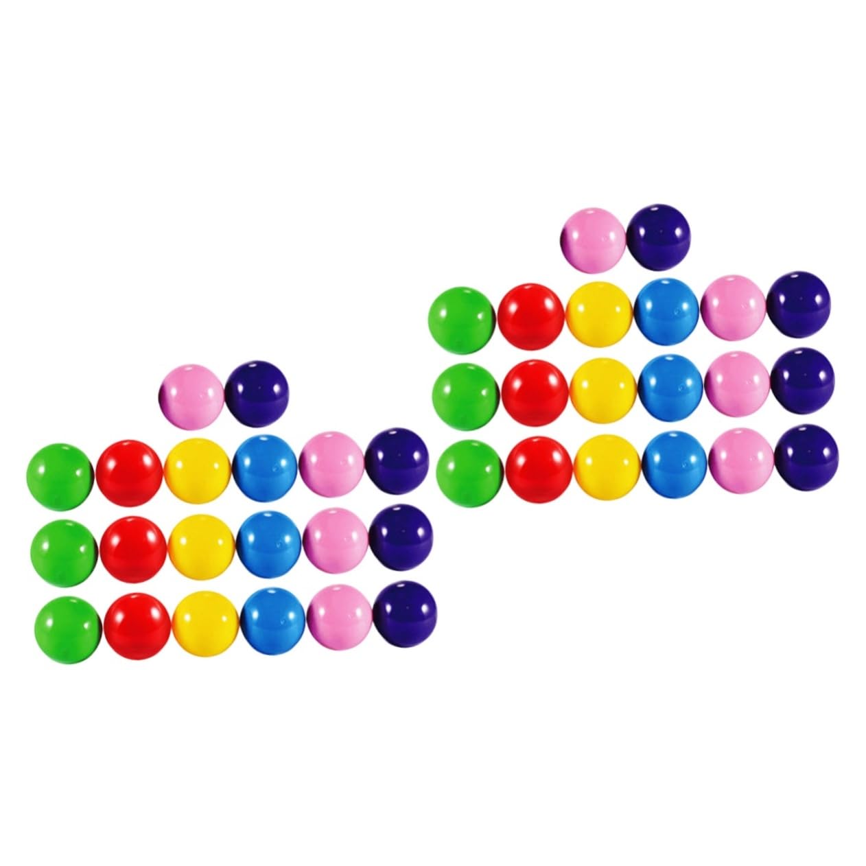 ibasenice 40pcs Colorful Openable Game for Raffle Drawings and Party Activities Lightweight Hollow Table Tennis for Events and Celebrations Easy to Find