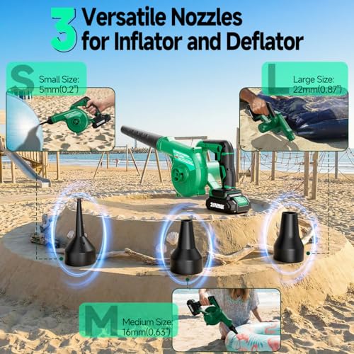 57% Off KIMO Cordless 4-in-1 Leaf Blower Vacuum Combo