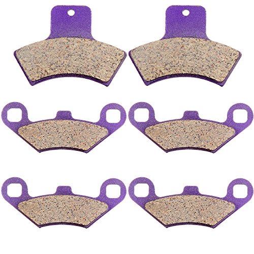 ECCPP Brake Pads Fits for Sportsman 500 4x4 HO Scrambler 400 Trail Blazer 250, FA159 FA270 Front and Rear Brake Pads