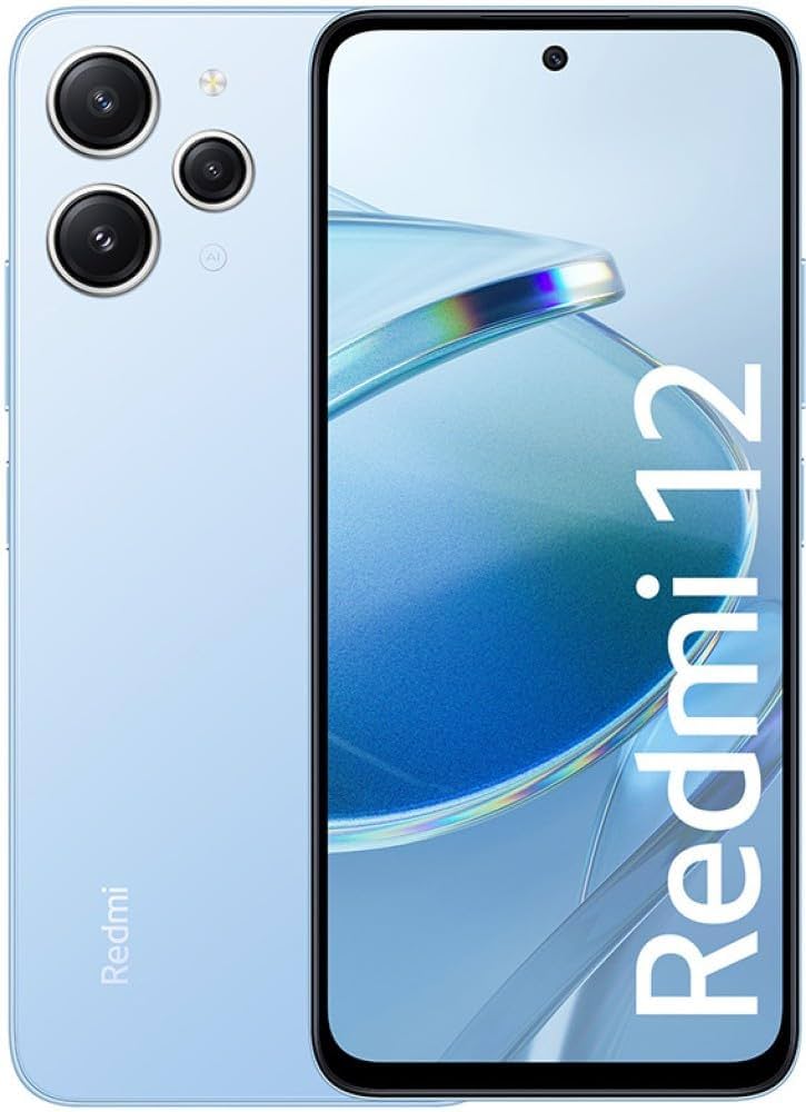 新品Redmi 12 5G Sky Blue 4GB RAM 128GB ROM Redmi 12 Dual SIM Sky Blue 256GB and 8GB RAM (6941812739747