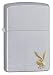 Zippo Playboy Satin Chrome Lighter