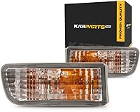 CARLIGHTS360 Pair Front Signal Lights for 1999-2002 Toyota 4Runner Driver & Passenger Side Clear Lens DOT/SAE