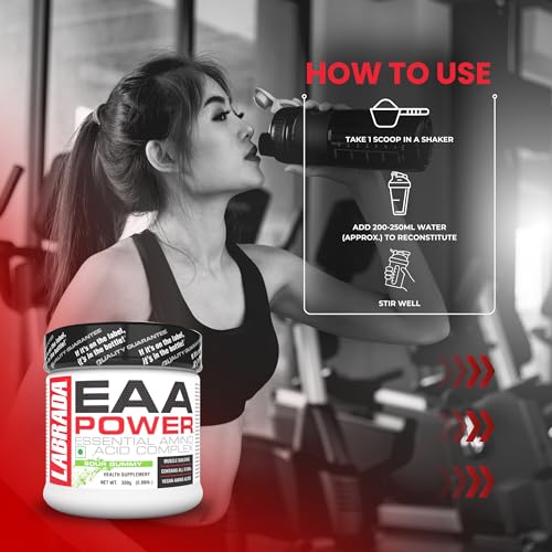 Image of Labrada EAA Power | Sour Gummy Flavor | Essential Amino Acid Complex | Sugar-Free | Supports Muscle Recovery | Enhances Performance & Endurance | 300g