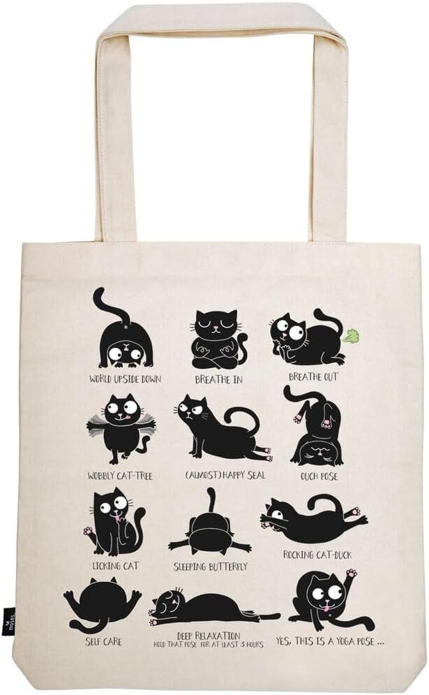 Moses Ed, the Cat Shopper Ed in Love | Tote Bag Made of 100% Cotton image 4