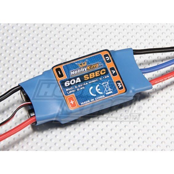 Amazon | no2 HobbyKing 60A アンプ 2 4S ESC 4A SBECスピード 