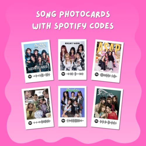 Image of New Jeans Photocards | New Jeans Songs Mini Poster Kit (Set of 18) | Super Shy, OMG, Right Now Songs Compact Size (8 x 6 cm) Posters for Phone Accessories, Bedroom, Office, Living room, Dorm room (C 083)