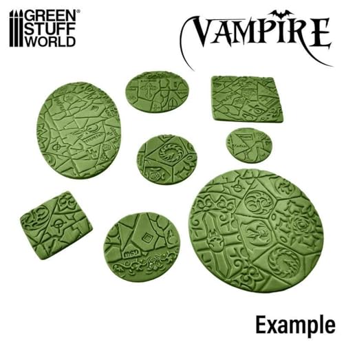 Rouleau de texture Vampire Green Stuff World 2461 argile polymère