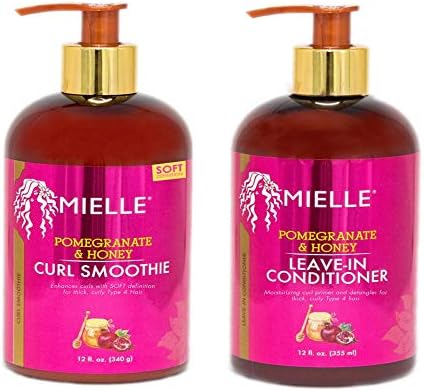 Mielle Pomegranate & Honey Combo (CURL SMOOTHIE & LEAVE-IN CONDITIONER)