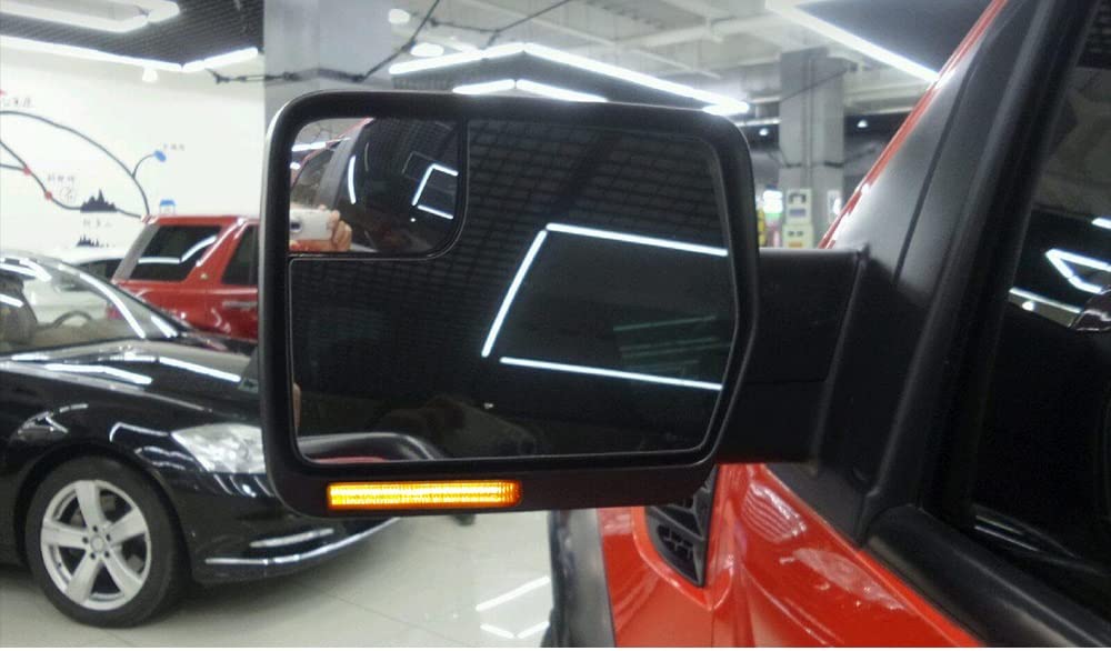 Coche Intermitentes Intermitente para Coche 1 Juego para Lincoln para Mark para LT 2006-2008 Luz Espejo Señal Giro Dinámica LED Luces Giro Indicadoras