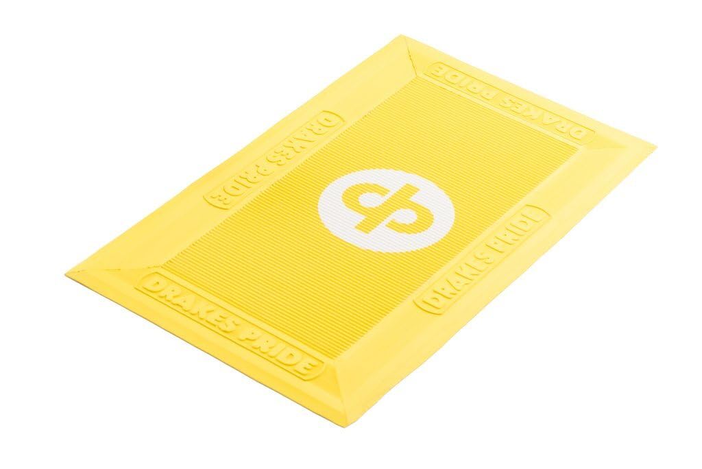 Drakes Pride Regulation Bowls Foot Mats (pack of 12, yellow)