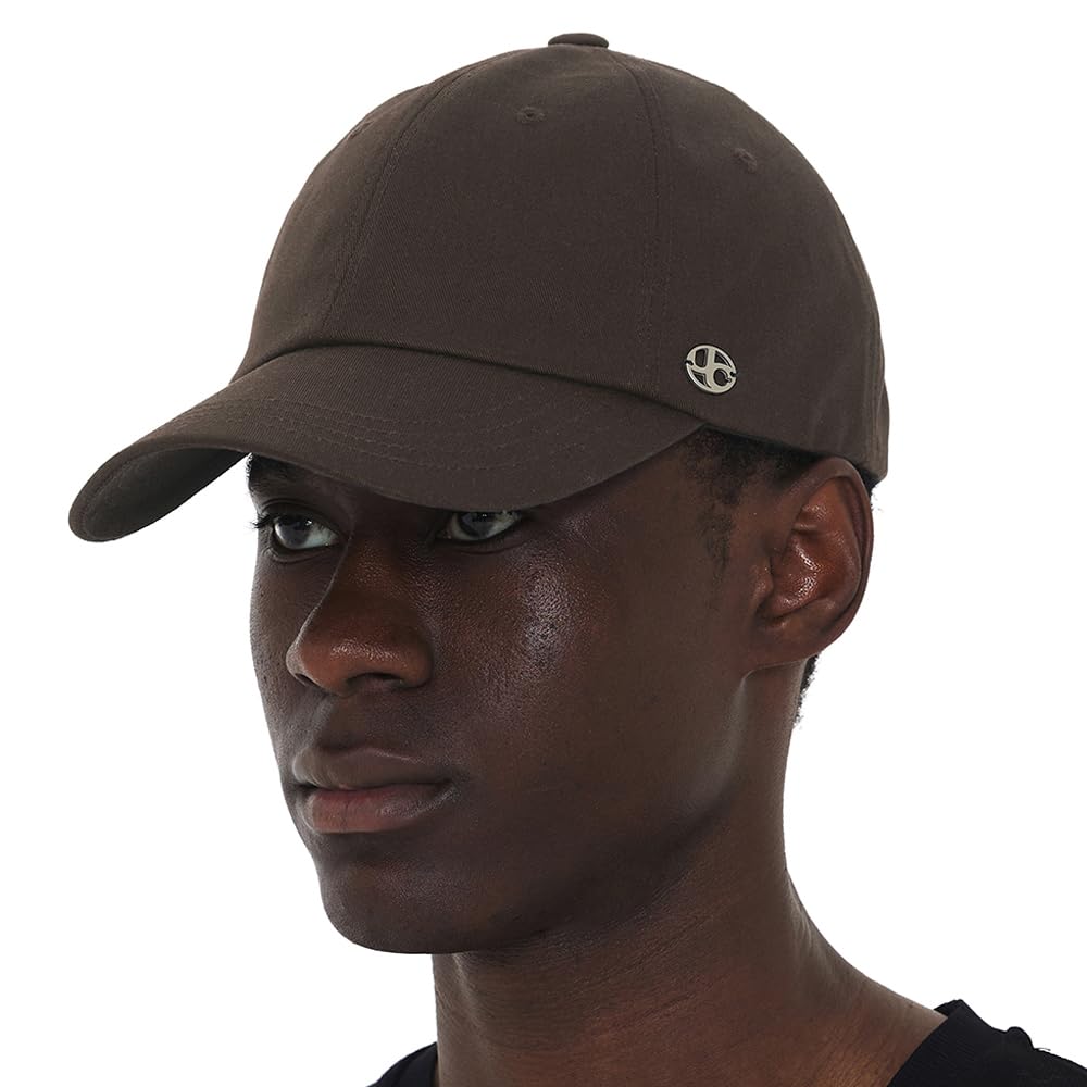 UNDERCONTROLExtra Large Oversized Ball Cap for Big Head Side Steel Label Adjustable Cotton Unisex Plus Size Korean Dad Cap