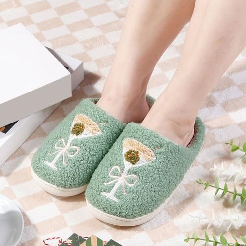 Cozy Halloween Slippers for Women House Fuzzy Slippers Winter Warm Shoes - image 2