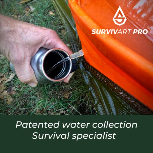 SURVIVART PRO, Water Collect, Survival-Tent-tarp, Non Toxic Ultralight Hammock-rain-Fly, Emergency shelter Tent… - Image 4
