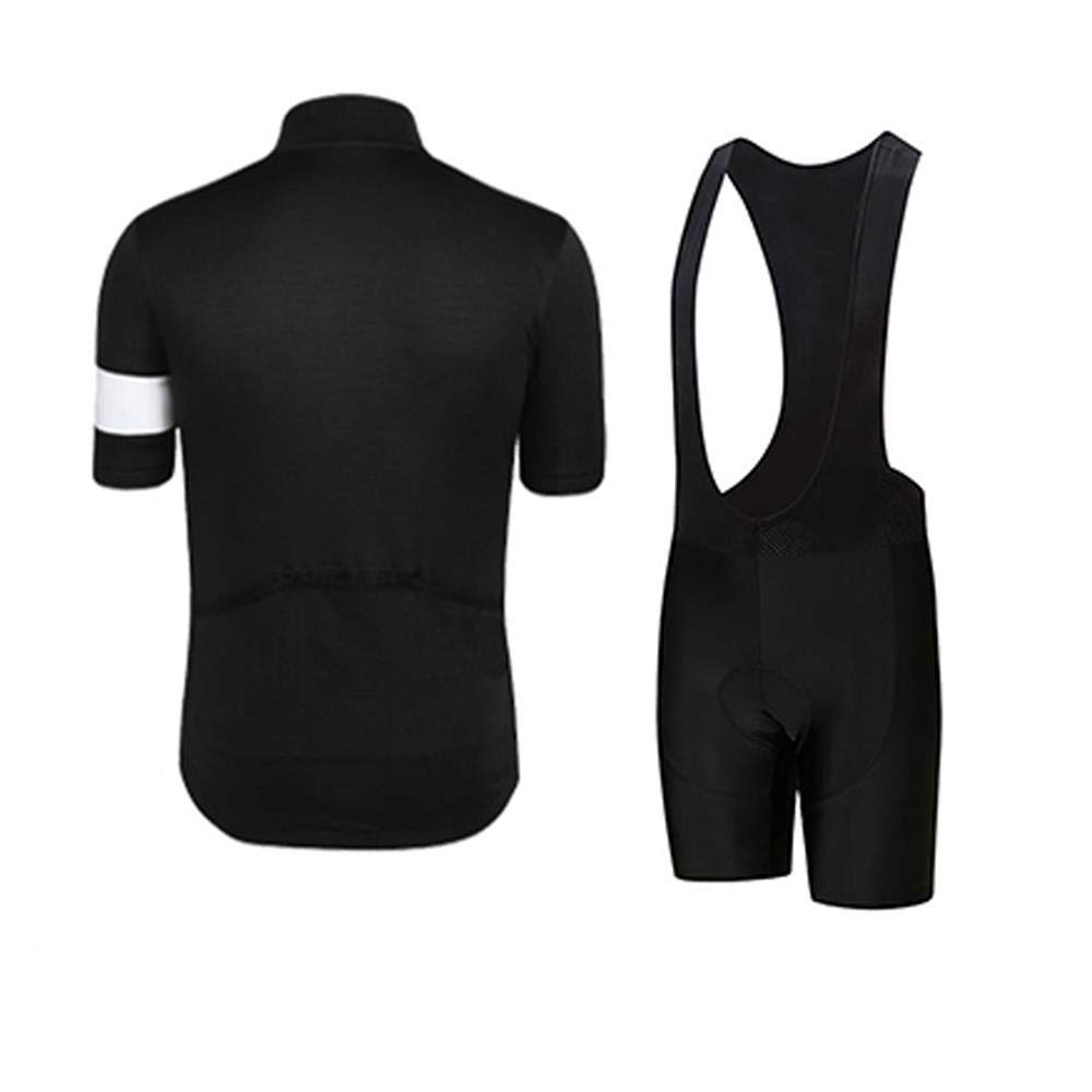 MOXILYN Men's Bike Clothing Set Cycling Jerseys Road Bicycle Shirts Kit + Bib Shorts Quick-Dry Full Zipper Riding Clothes