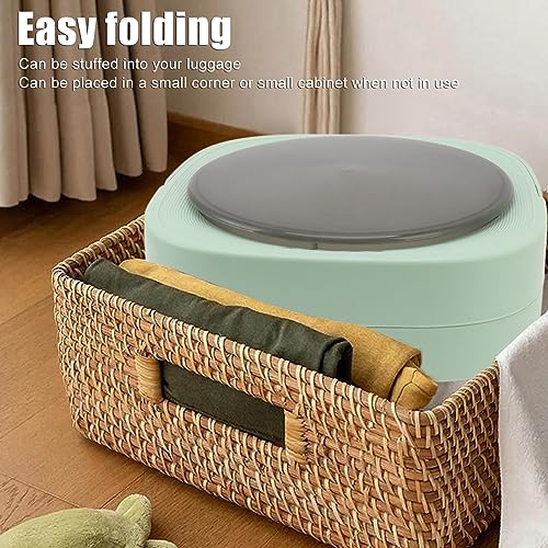 Máquina de Lavar Dobrável Portátil, Máquina de Lavar Dobrável Simulada para Lavar As Mãos, Plugue Am