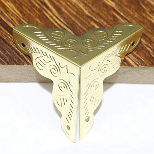 Protectores de esquinas contra golpes JFDBGU, fundas de hierro clásicas para cajas de joyería 5