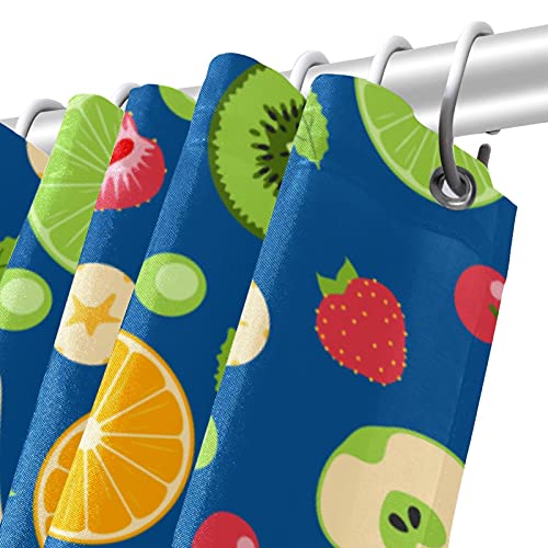 Rideau de douche imperméable fruits bleus 183 cm de hauteur - 6
